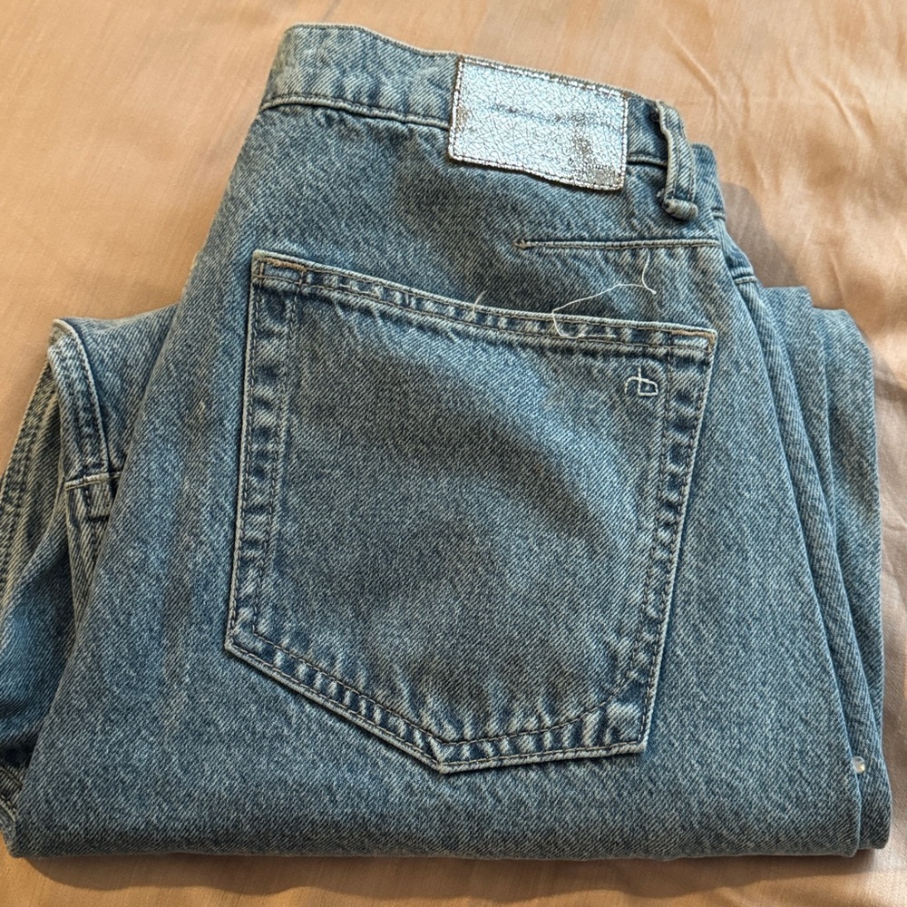 Rag & Bone Women's Charlie Embellished High-Rise Ankle Barrel Jeans - Bond Jewel - Picture 16 of 16